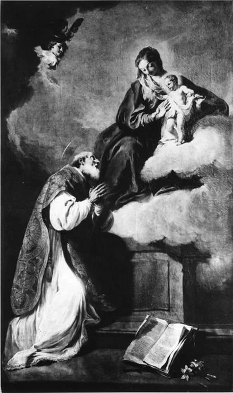  201-Giambattista Pittoni-Madonna con Bambino e San Filippo Neri - Cracovia, Chiesa Mariacki 